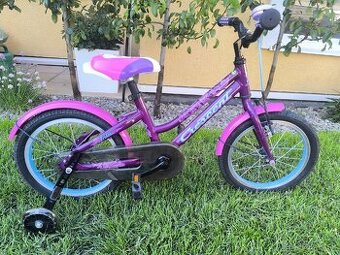 Hliníkový kvalitný ľahký bicykel 16 s kolieskami