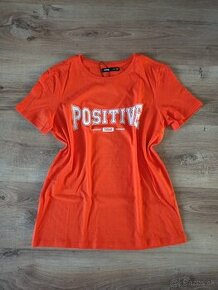 Oranžové tričko Positive
