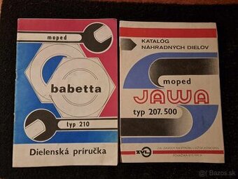 Dielenská príručka a katalóg ND Jawa babetta 210 a 207