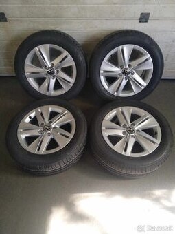 16" alu originál VW + letné pneu.