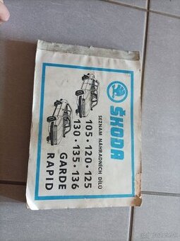 Knihu náhradných dielcov škoda