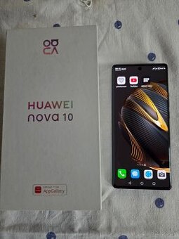 Huawei Nova 10 8/128gb čierny v top stave od nova nosený v p
