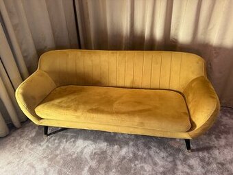 Gauc pohovka zlata farba Mazzini Sofas