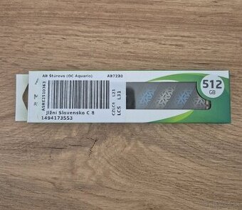 Nerozbalený-Úplne nový SSD disk M.2 Apacer 512GB