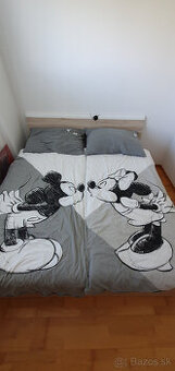 Posteľné obliečky Mickey Mouse+Minnie