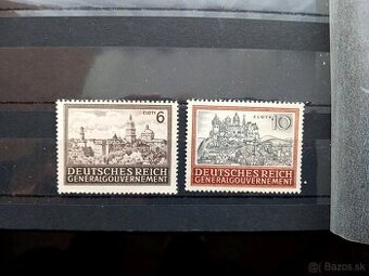 Poštové známky č.322 - Reich - Generalgouvermet - mestá