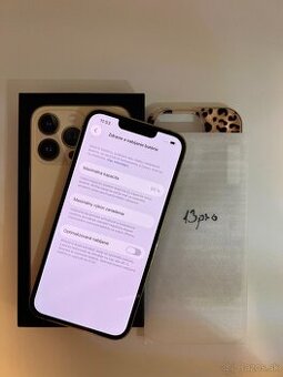 IPHONE 13 PRO GOLD 128GB ZÁRUKA - VEĽMI DOBRÝ STAV