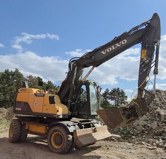 2014 bager 17t Volvo EW 140D vývody 4lopaty klima kamera - 1