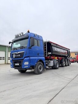 Man TGX 18.460 4x4 2017 + sklápací naves Schwarzmuller K