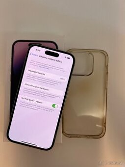 IPHONE 14 PRO DEEP PURPLE 128GB ZÁRUKA - DOBRÝ STAV