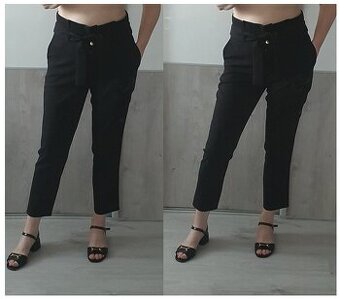 Nohavice s viazaním v páse v.L