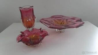 Hutné sklo - súprava