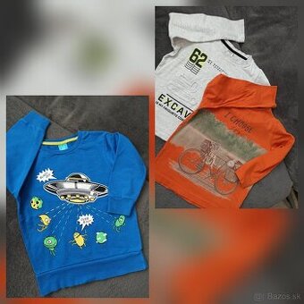 Natelníky a mikina veľ. 98/104