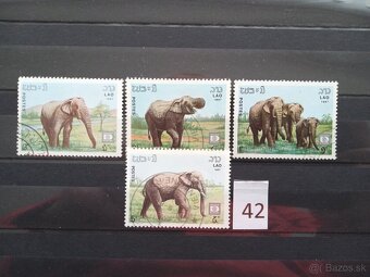 Poštové známky č.1006 - ÁZIA III. - 20 ks sérií