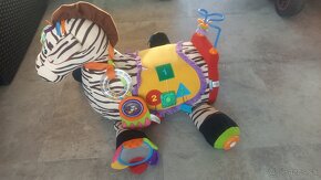 Veľká Ks kids látková veľká zebra s hrackami