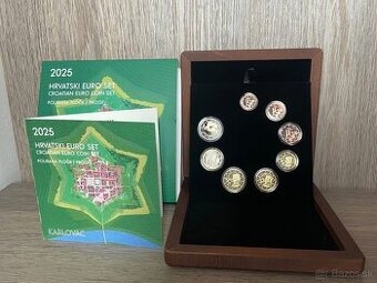 Chorvatsko 2025 Proof set -Karlovac limitovaná edicia 500ks