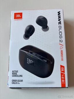 Jbl wave buds 2, čiernej farby