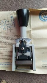 Retro číslovačka použitá cca 2krát ako nová
