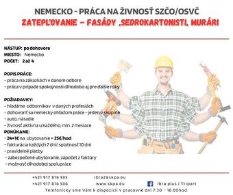 Hľadáme SZČO/OSVČ, na pozície na plagáte.