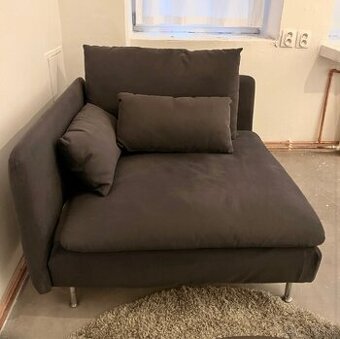 Predám kreslo a ležadlo/pohovku SÖDERHAMN Ikea
