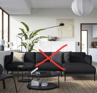 Predám kreslo a ležadlo/pohovku SÖDERHAMN Ikea