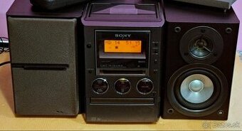6v1 Nahrávanie minidisc LONG PLAY veža Sony ATRACK 3