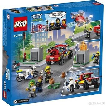LEGO® City 60319 Hasiči a policajná naháňačka - 1