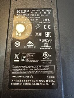 Napájací adaptér (54 V / 2,22 A / 120 W)