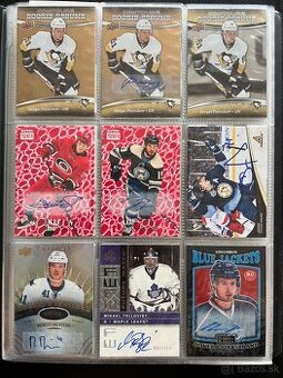 NHL jersey karty a podpisky