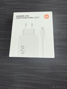 Xiaomi 67W set,adaptér+kabel,nove