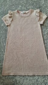 Trblietavé upletova šaty H&M vel.110/116