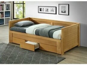 Jednolôžková posteľ s  úložným priestorom + madrac