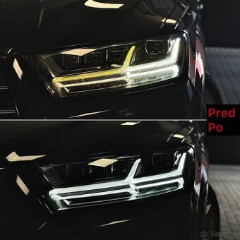 Oprava denneho svietenia Audi Q7 4M