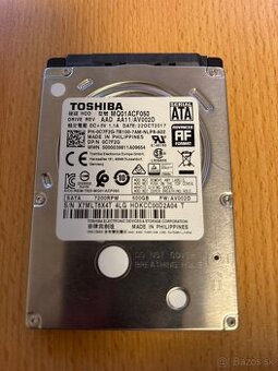 2,5” HDD Toshiba 500GB 7200rpm SATA