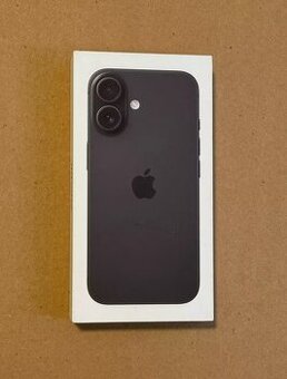 iPhone 16 128 GB čierny - Nový. Nevhodný darček