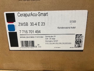 Junkers CerapurAcu-Smart, ZWSB 30-4 E 23 ,