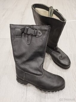 Vojenské kožené čižmy bufy ČSĽA