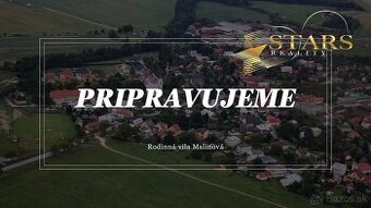 SUPER CENA Nádherná rodinná vila na predaj - obec Malinová