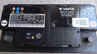 Autobatéria VARTA 80 Ah (druhá batéria v obytnej dodávke)