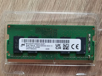 DDR4 8GB SO-DIMM 3200 pre notebooky