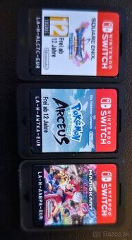 Nintendo switch, + pro controller a 3 hry