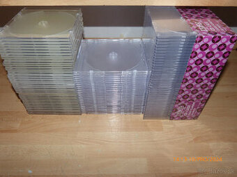 nepouzite prazdne obaly pre dvd blue ray slim