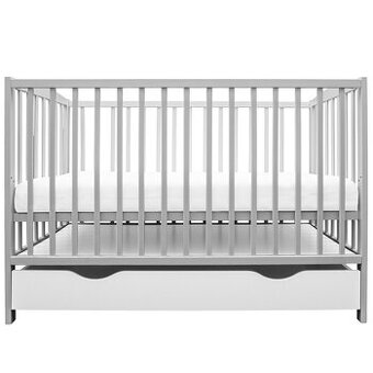 Detska postielka siva+ matrac