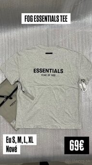 Essentials ORIGINAL tričko tee light oatmeal - 1