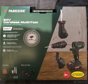 Akú kombinovane náradie 3v1