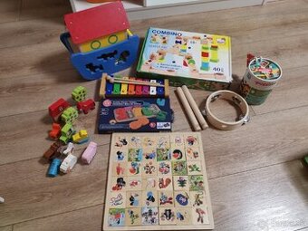 Balik drevenych hraciek do 3.rokov