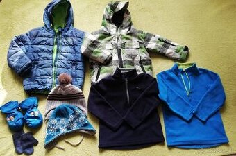 Zimné bundy + oblečenie v. 2-4 roky