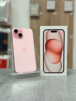 100% BATÉRIA - Apple iPhone 15 256GB Pink