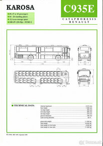 Prospekty - Autobusy Karosa 6