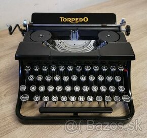 Starožitný písací stroj Torpedo 15a z roku 1940